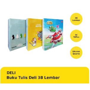 

READY BANYAK BUKU TULIS DELI / BANYAK MOTIF 38 LEMBAR (1 PACK)