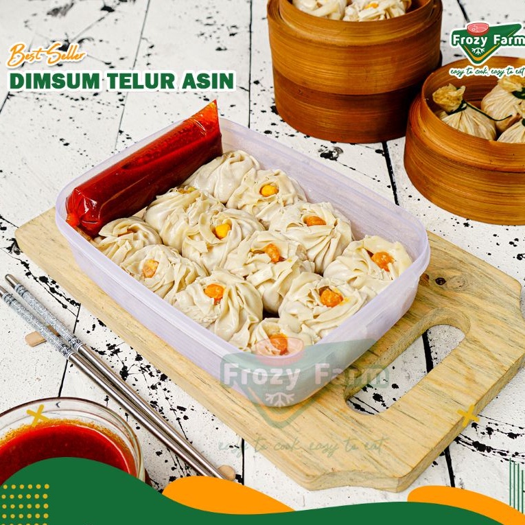 

DIMSUM FROZEN TELUR ASIN (PREMIUM) ISI 12/BOX - DIMSUM MEDAN HALAL - DISTRIBUTOR DIMSUM MEDAN