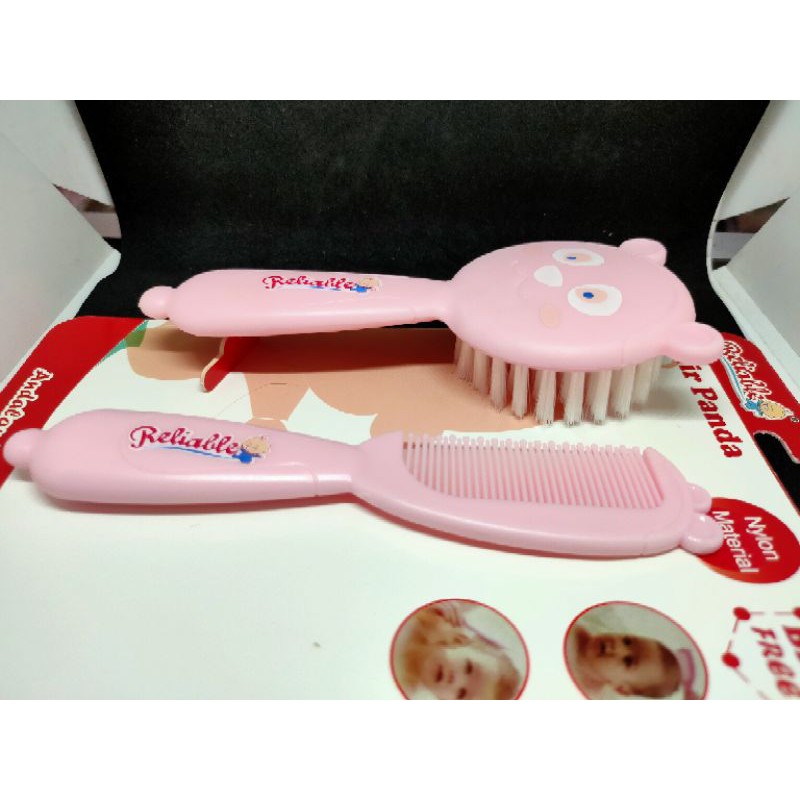 Sisir Bayi Reliable Sisir Panda / Bursh And Comb Reliable Panda Series