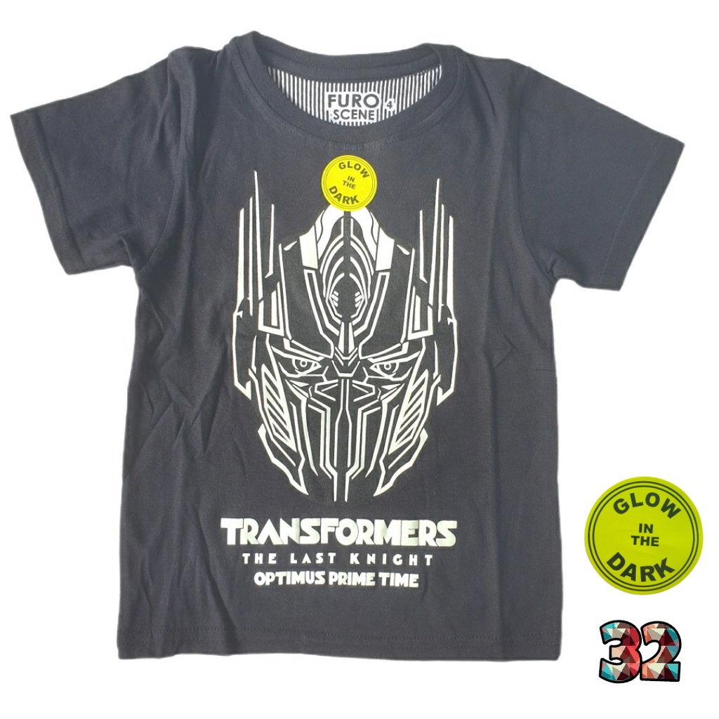 Furo Kaos Anak Glow In The Dark Superhero