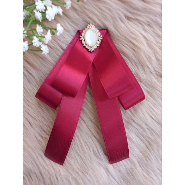 pita hias korean ribbon brooch