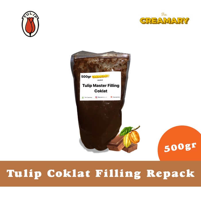 

Tulip Filling Dark Chocolate - Repack 500gr