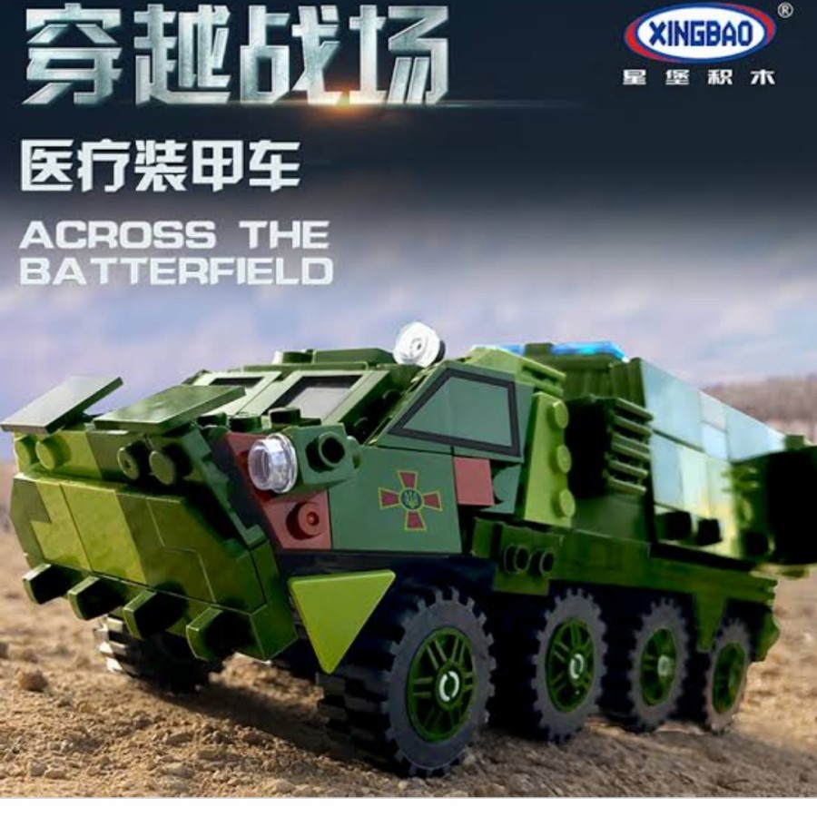 Lego Block Medical Truck Rescue Perang Militer