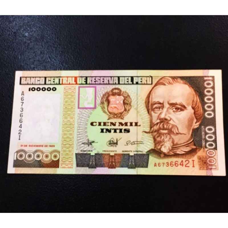 uang Peru pecahan 100.000