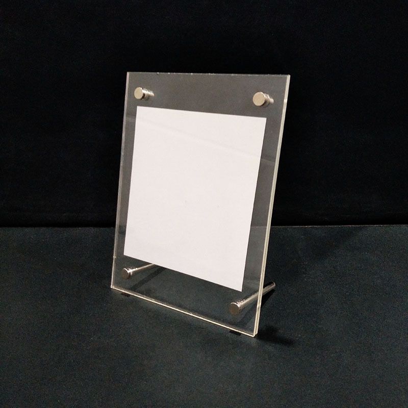 Frame A4 Akrilik Standing Acrylic Bingkai Foto Brosur Photocard PC MPC