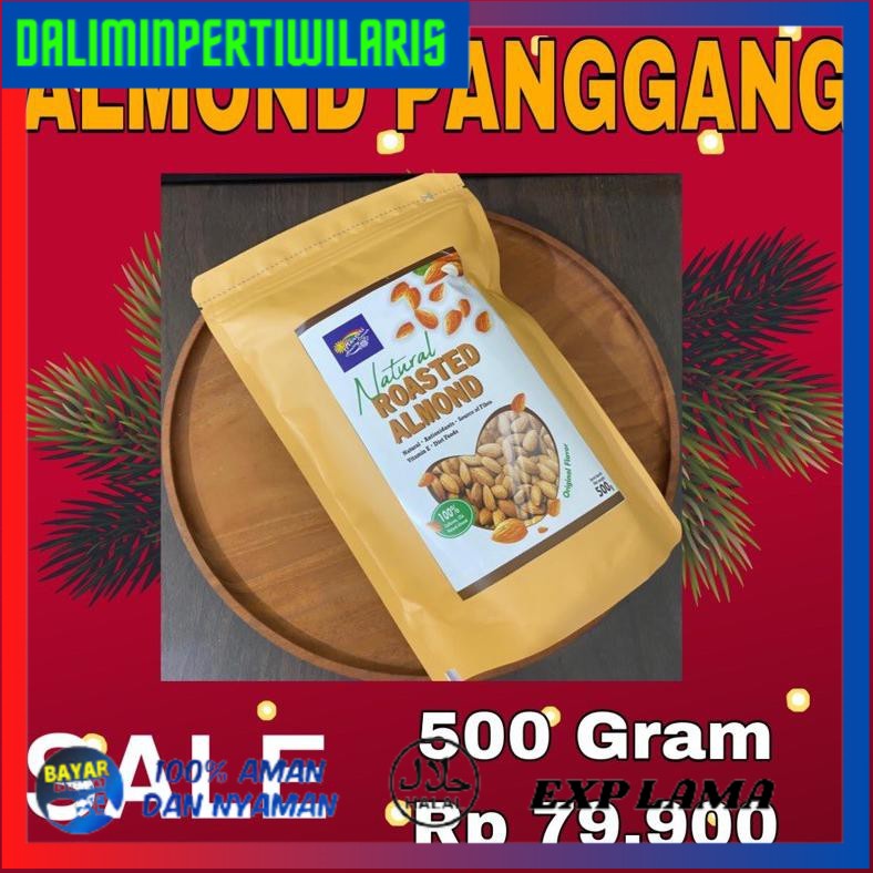 

BISA COD Roasted Almond / Almond Panggang 500gram PROMO SPECIAL [Kode 1|Kode 2|Kode 3|Kode 4|Kode