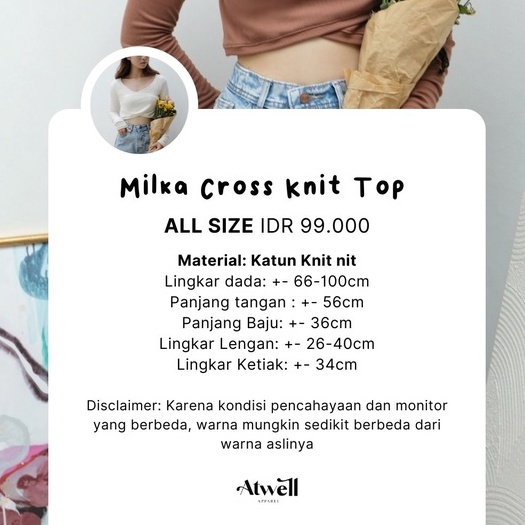 Milka Cross Crop Top