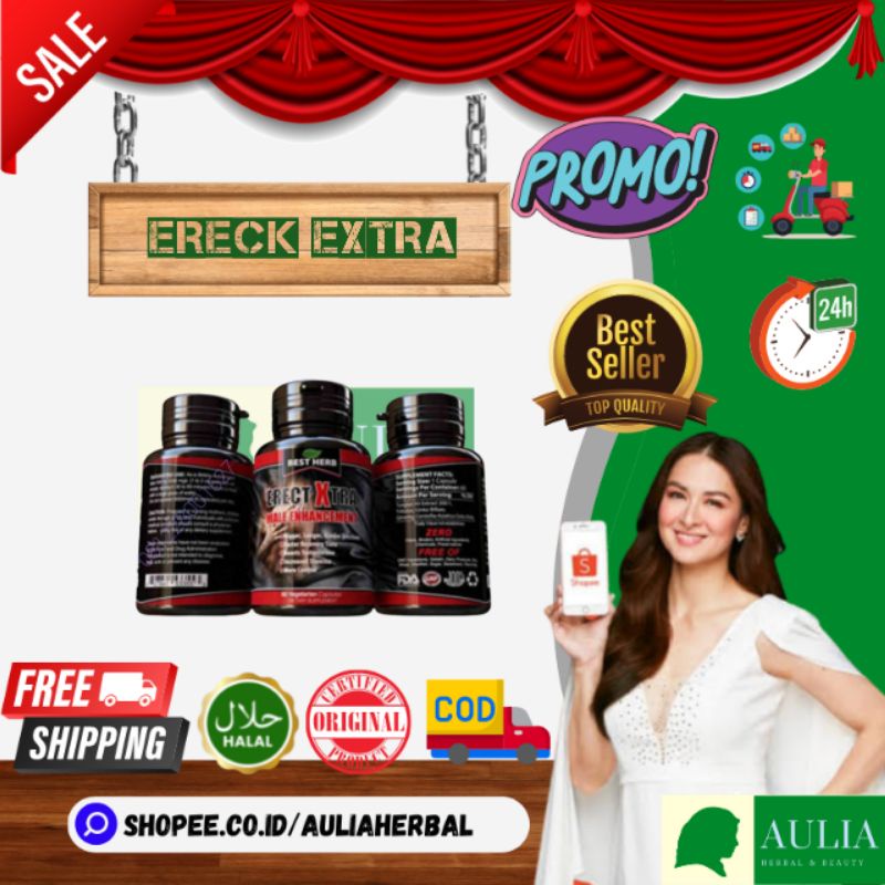Suplemen erect xtra best herb obat pria vitalitas bikin kuat tahan lama bukan x cure
