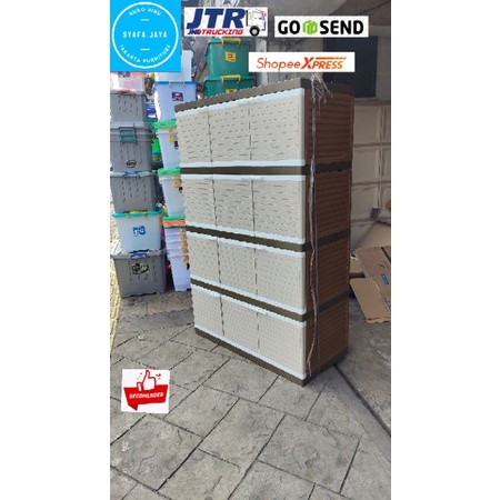 Lemari Plastik Club Mega Jumbo / Lemari 12 Pintu Jumbo