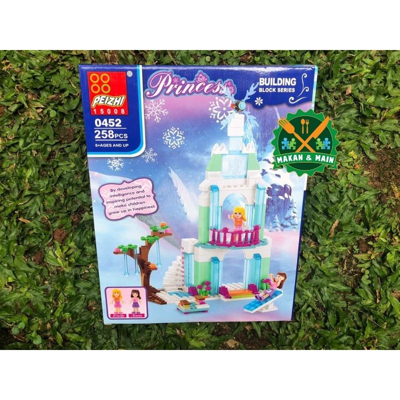 Lego Istana Princess Emily Anna Building Block Mainan Balok Susun Edukasi Anak Perempuan SNI 452