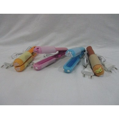 Catok Rambut Mini Lurus Keriting Karakter 2 IN 1 Design By KEMIER