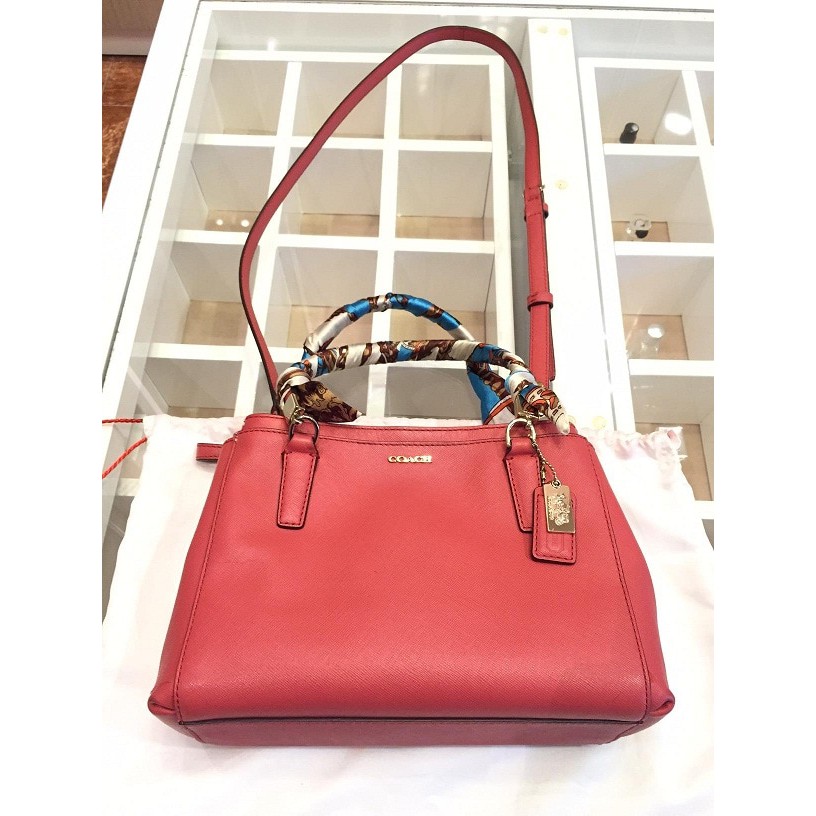 Tas Coach Madison Mini Christie Carryall in Saffiano Leather 30402 Ori