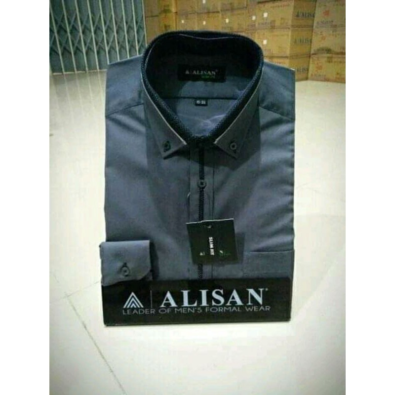kemko/alisan kerah koko/alisan slim fit/kemeja alisan