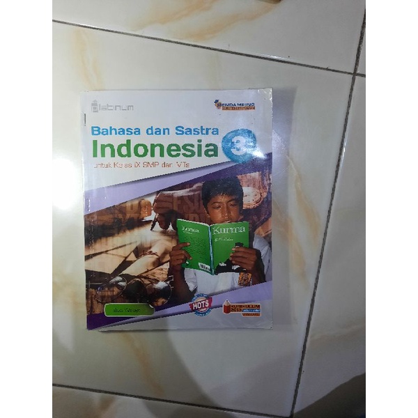 

BAHASA DAN SASTRA INDONESIA KELAS IX SMP PLATINUM