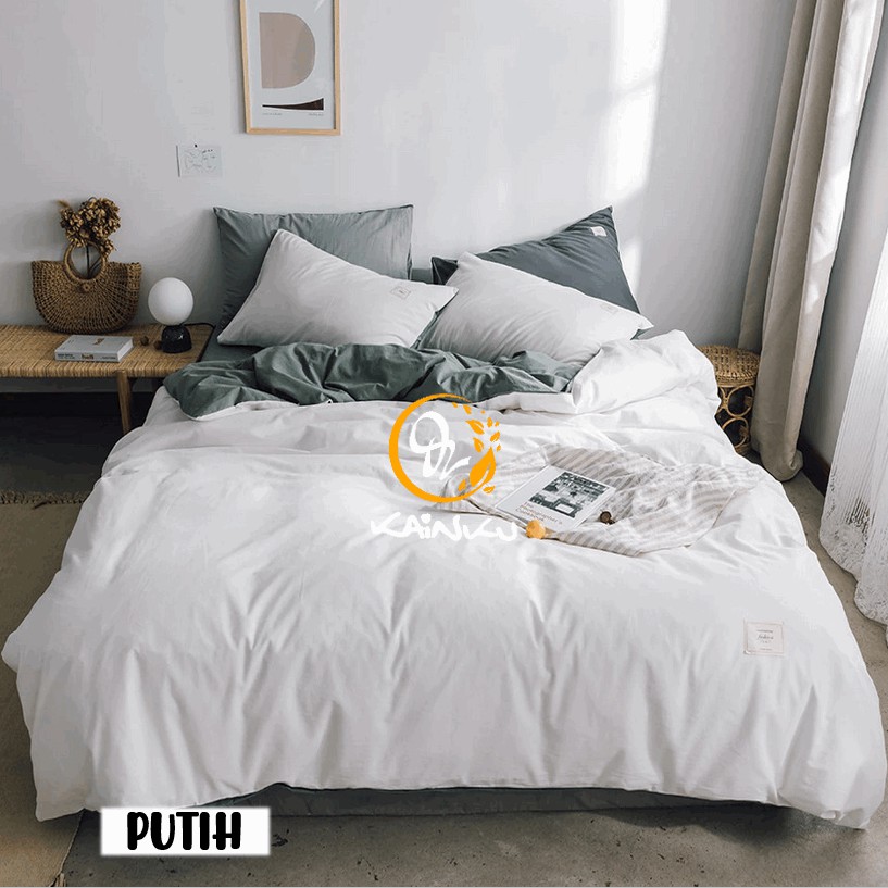 SPREI FULL KATUN Kualitas No 1 Shopee POLOS HOMEMADE UKURAN 180 160 140 120 100 90 200