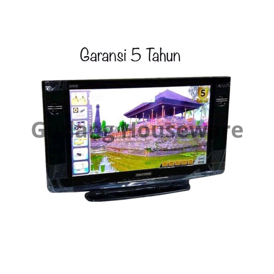 LED 24in Polytron PLD-24V123 | Garansi Resmi | 100% Original Pabrik | Ekonomis | Free Ongkir | Murah