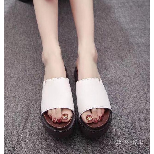 SANDAL SLIDE WEDGES FASHION ANINDIRA 106