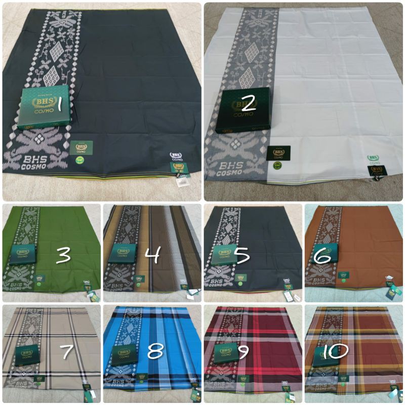 Sarung BHS Cosmo Polos Original Motif Terbaru
