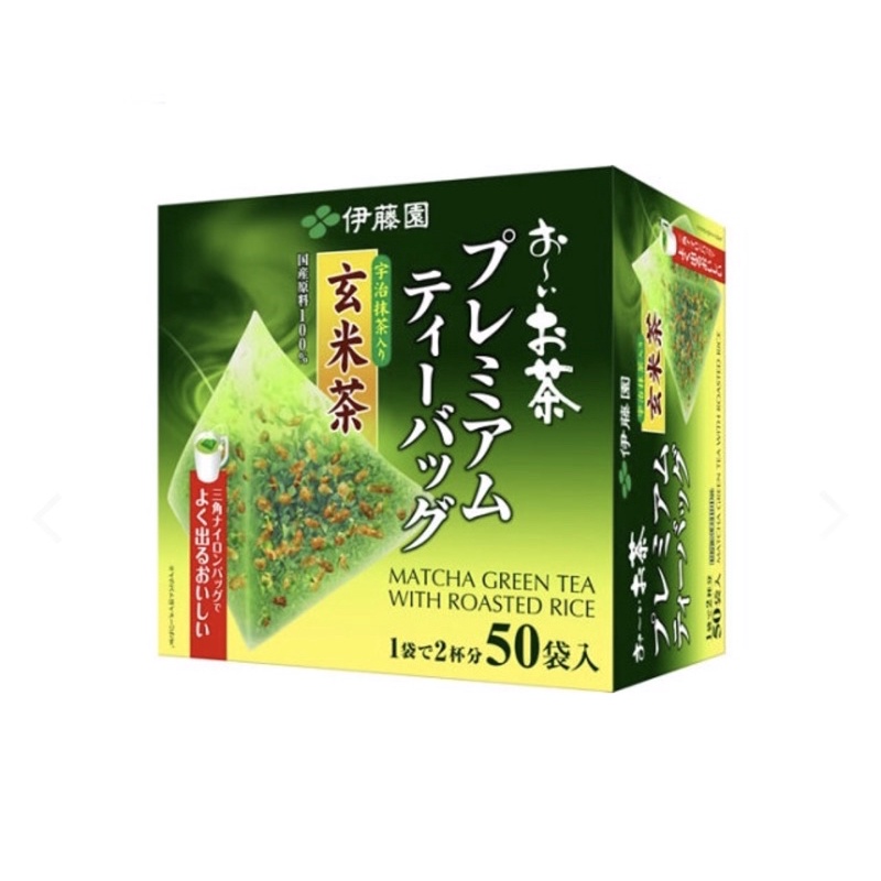 

ITO EN MATCHA GREEN TEA WITH ROASTED RICE ORIGINAL JAPAN (50 TEABAGS)