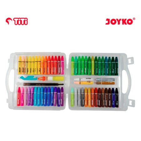 IDOLAKU Oil Pastel Krayon Minyak Joyko TiTi OP-55S 55 Warna Colors / Crayons