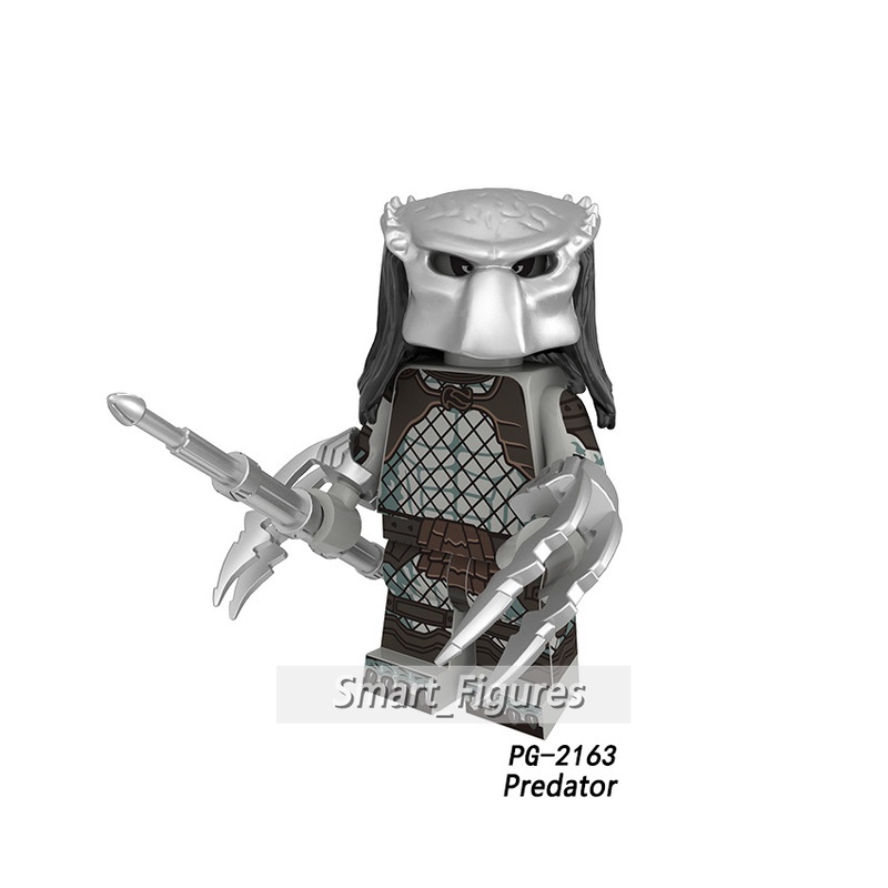 Mainan Action Figure Alien Predator Mini Transparan Untuk Hadiah