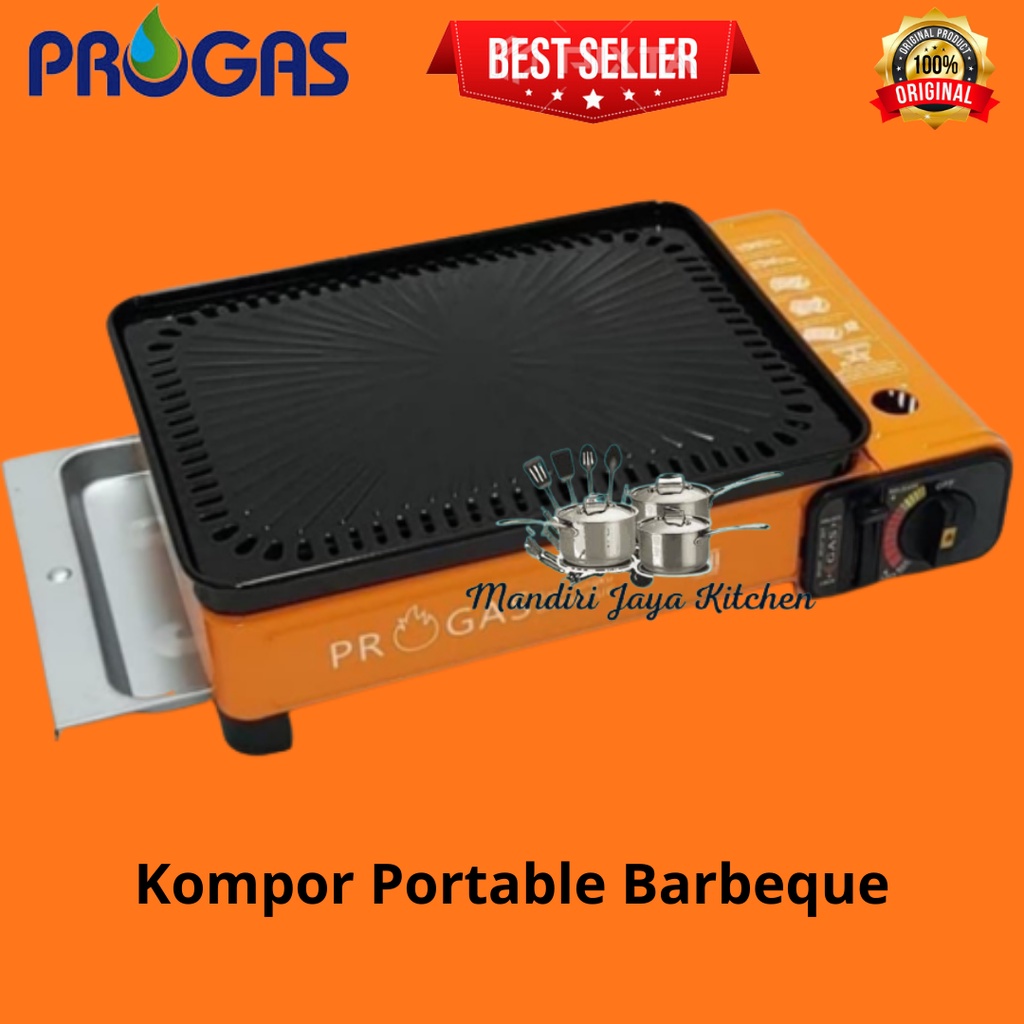 Kompor Progas Portable 2IN1 Barbeque