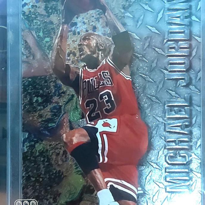 Kartu Basket M. Jordan Fleer Metal 1996