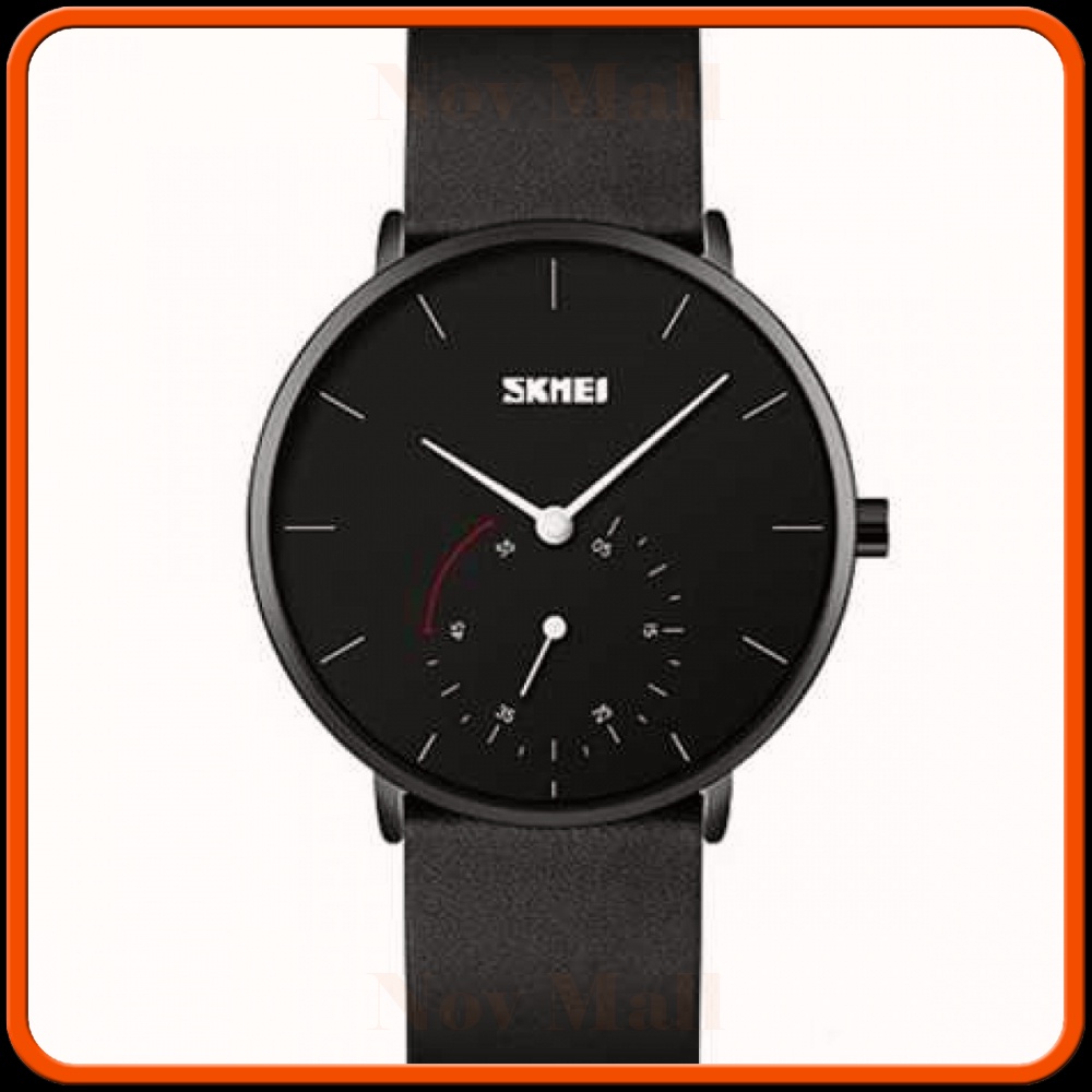 SKMEI Jam Tangan Analog Pria Strap Kulit - 9213