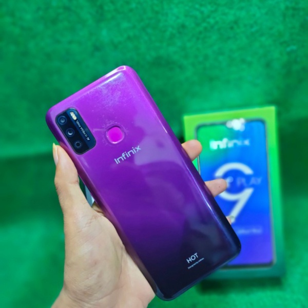Unik INFINIX HOT 9 PLAY 4/64GB SECOND LENGKAP Berkualitas