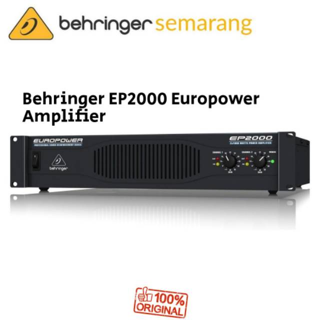 BEHRINGER EP2000 - EP 2000 Europower Power Amplifier Original