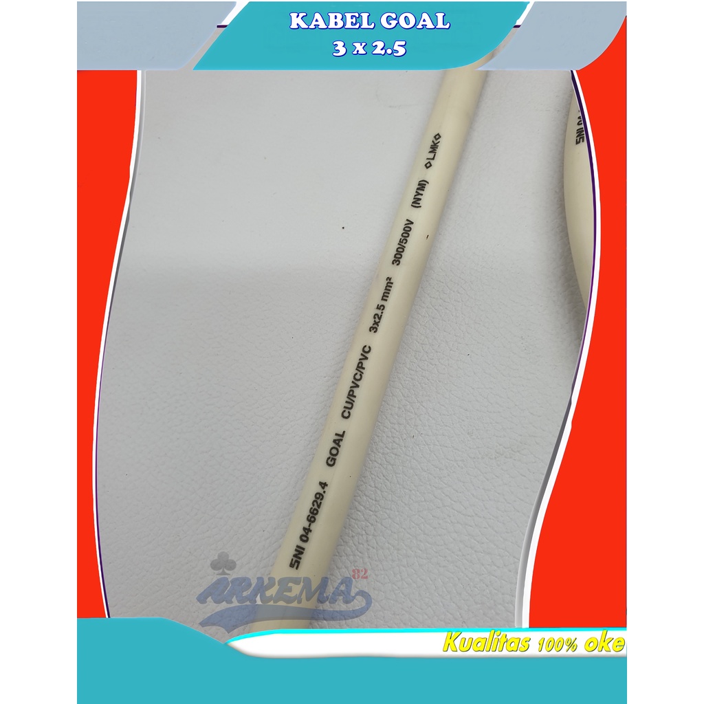 (DI JUAL METERAN) KABEL NYM 3X2.5 | KABEL TUNGGAL AC 3 X 2.5 | KABEL KAWAT TEMBAGA AC | KABEL