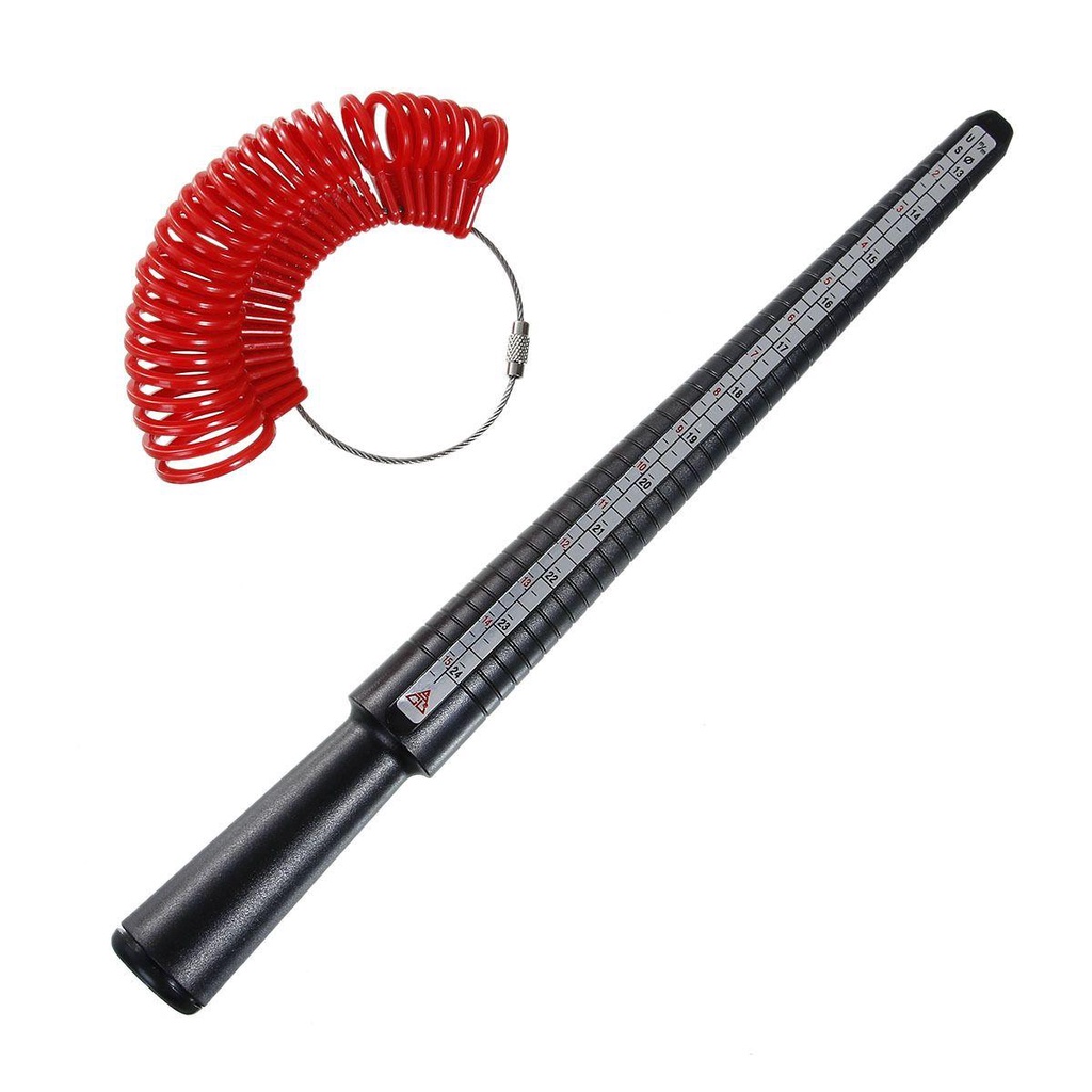 Preva Finger Ring Sizer Aksesoris Professional Measure Stick Alat Ukur Cincin