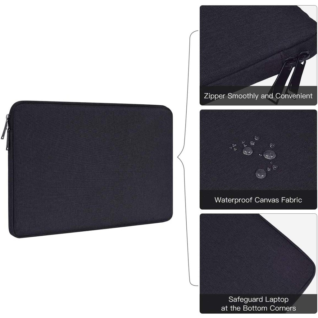 Tas Laptop / Softcase Laptop Sleeve Case Waterproof 15 16 inch with Small Case