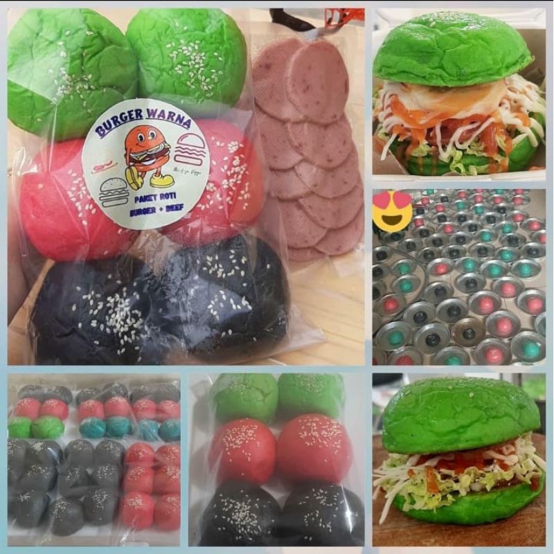 

Paket Burger warna plus Patties