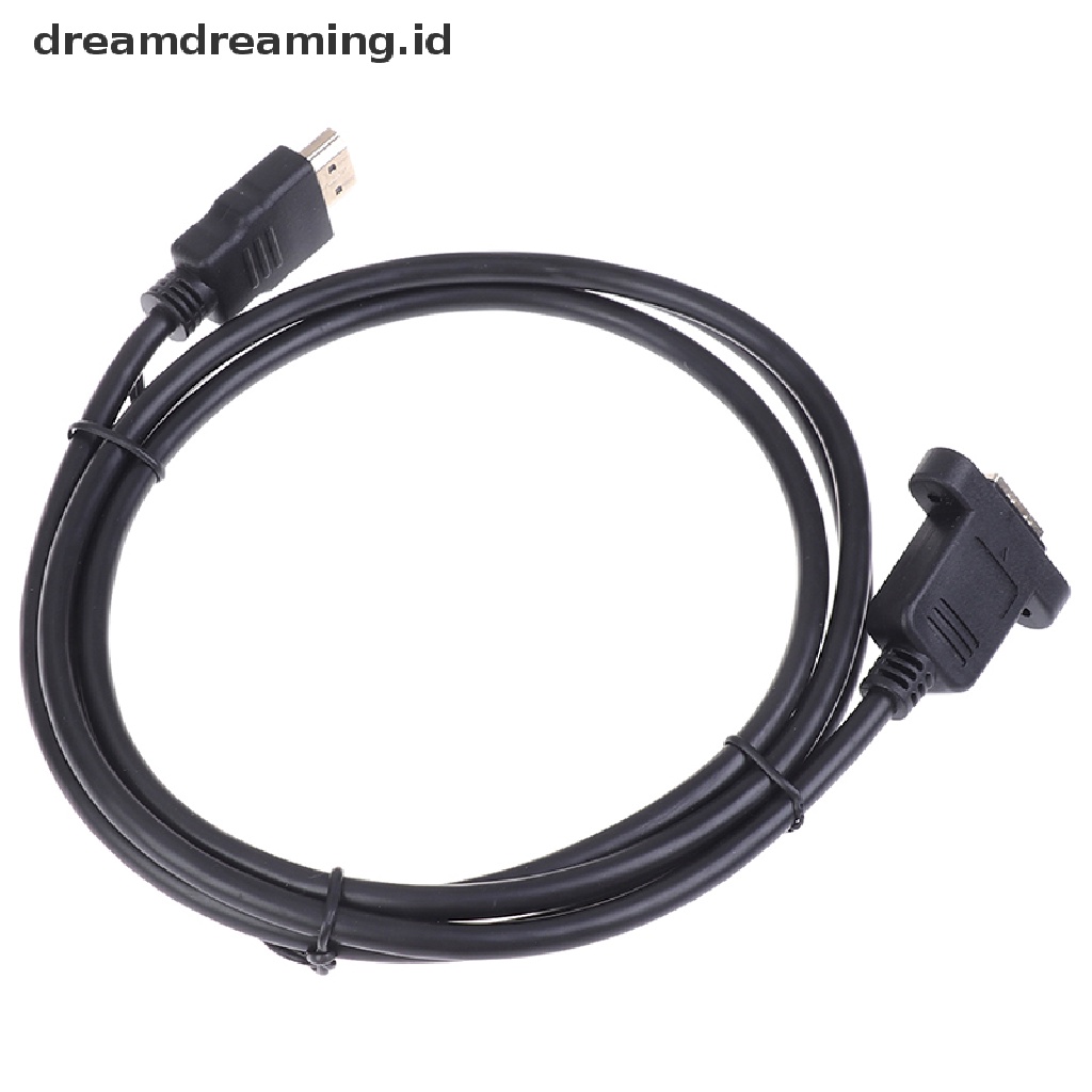 (Dreamdreaming.Id) 1pc Kabel Extension Hdmi Male Ke Female Lapis Emas