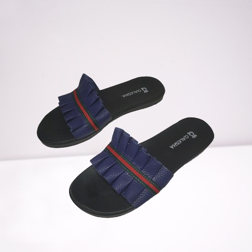 Insyira - Sandal Wanita Alena / Sandal Slop Wanita Non Slip Alas Hitam