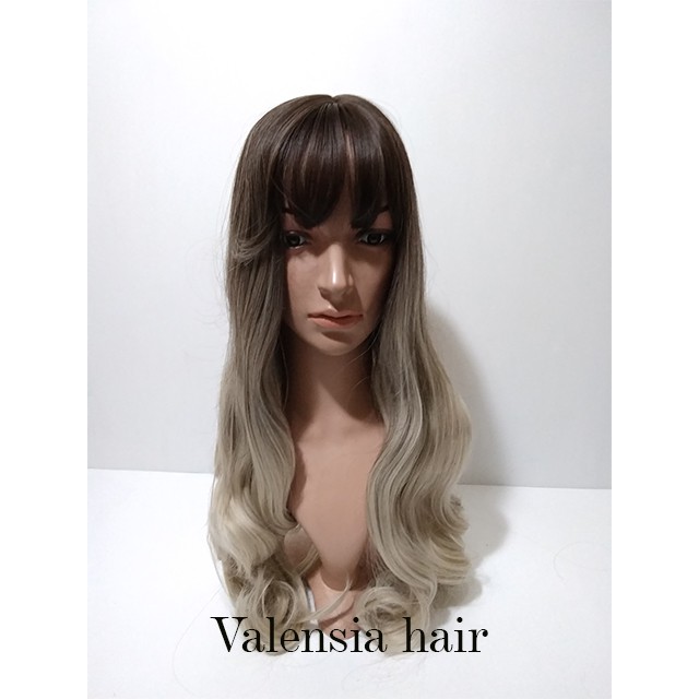 WIG C8226 GRADASI DEEPBROWN - ASH BLONDE