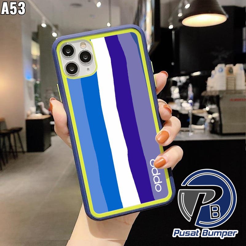SS046 SOFTCASE RAINBOW OPPO A31 A8 A9 A5 A15 A15S A16 A52 A92 A53 A33 2020 A74 A95 RENO 4 4F 5F A54 A94 A36 A76 9i PB265-5