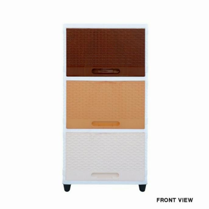 WIDE CLUB FLIP 3 Susun Lemari Plastik Serbaguna WIDE FLIP CLUB 3 Susun