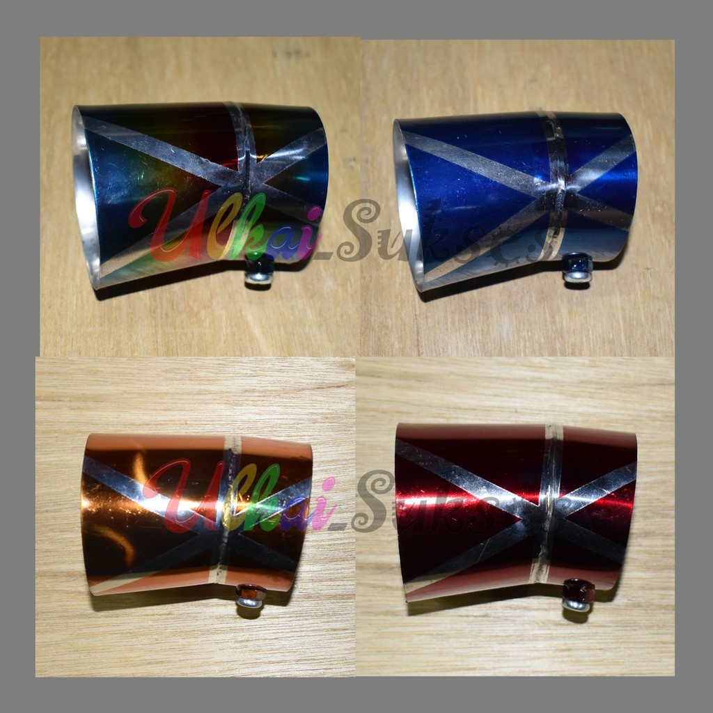 Corong Knalpot Tsukigi l Variasi Aksesoris MIO Dan Vario  Model X Varian Warna Murah Aksesoris Buntut Knalpot Best Quality