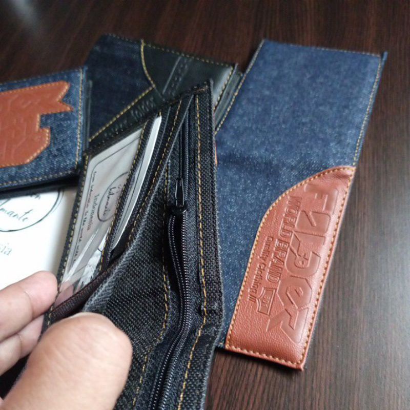 [antonHilmanto] dompet lipat bahan denim murah meriah #dompet #dompetpria #dompetcowok #dompetlipat