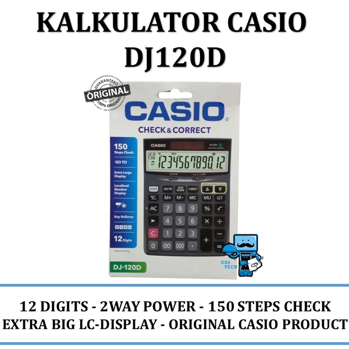 

Kalkulator Casio DJ120D Original