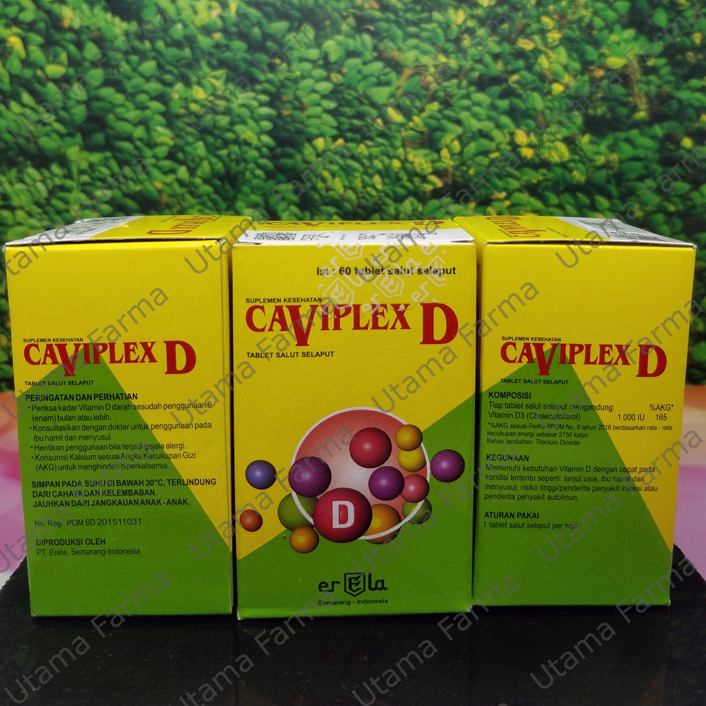 CAVIPLEX D3 PER BOTOL ISI 60 | VITAMIN D3 1000IU |