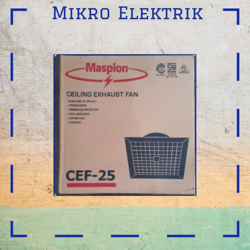 Ceiling Exhaust Fan Maspion CEF-25