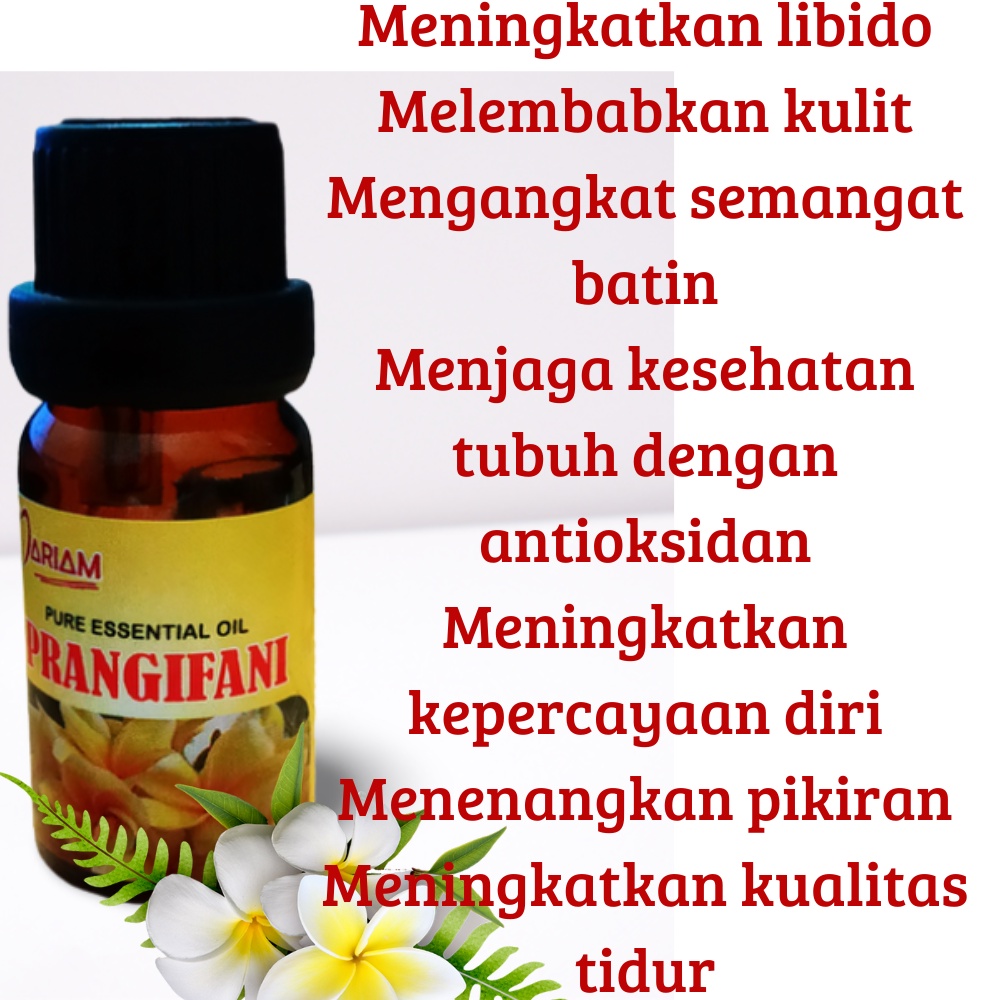 Frangipani Pure Essential Oil 10ml Minyak Atsiri Kamboja