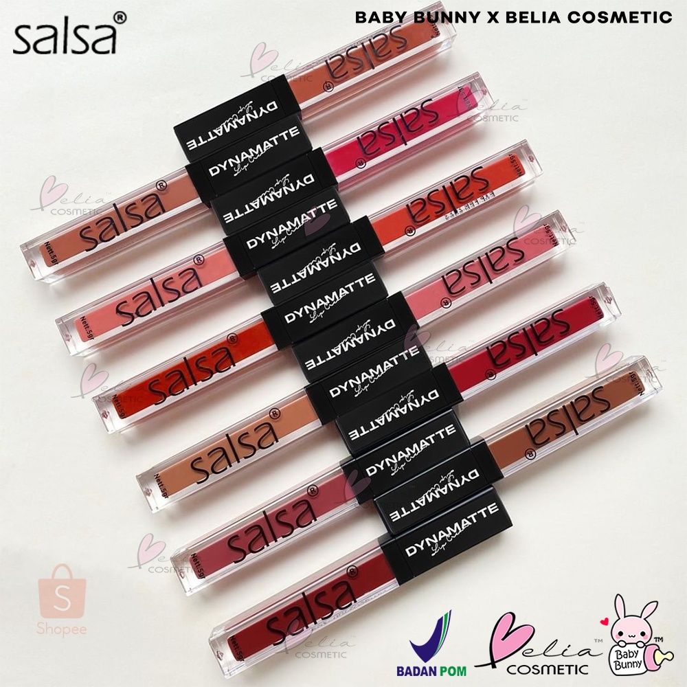 ❤ BELIA ❤ Salsa Dynamatte Lip Cream | Long Lasting Matte Lipcream BPOM | BABY BUNNY