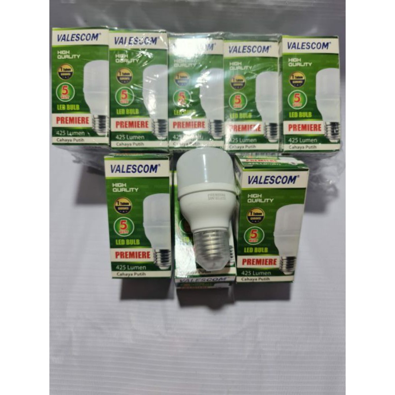 Lampu LED bergaransi lampu kapsul premier 5 10 15 20 30 40 50 60 watt valescom/ LED hannock