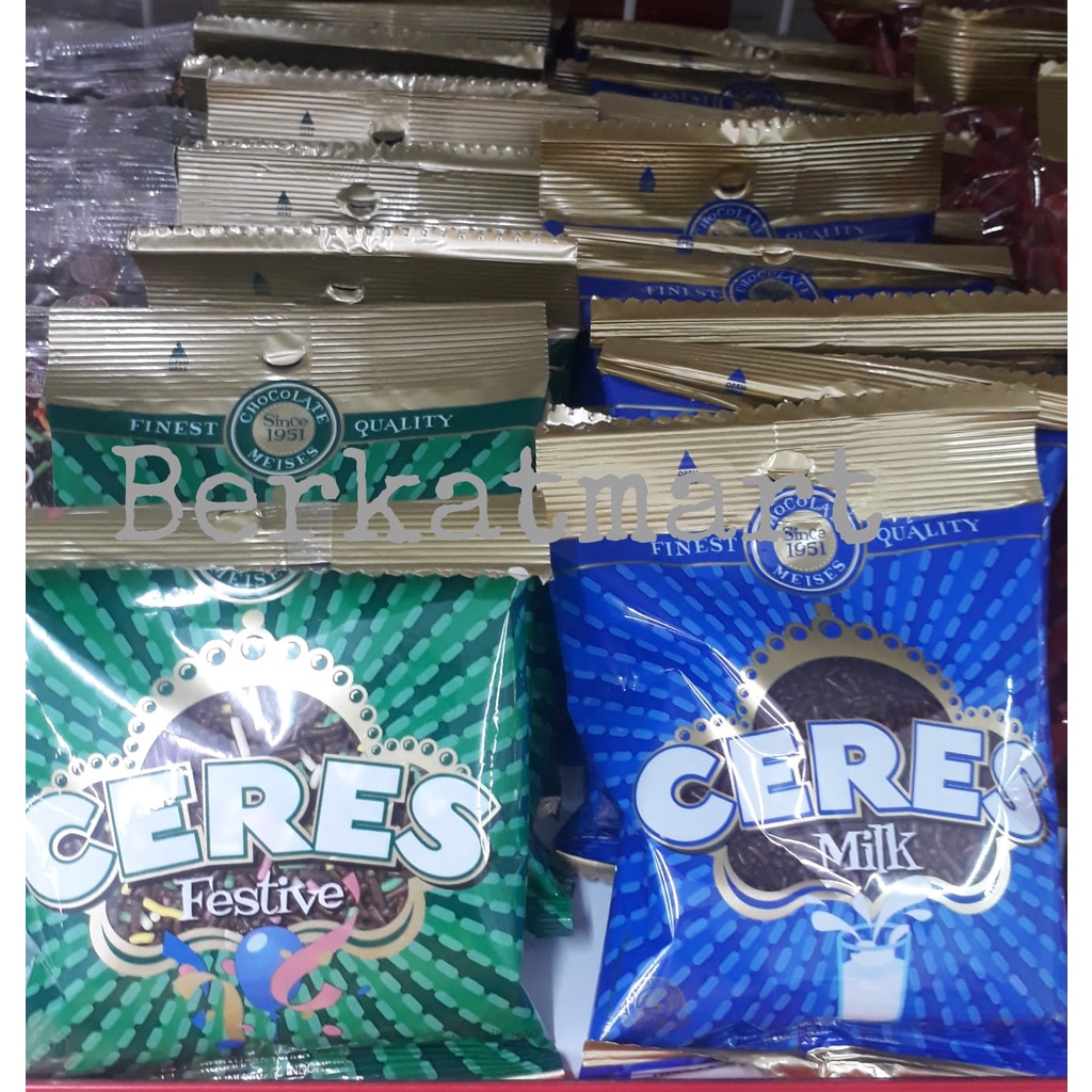 

Ceres Meses Meisis warna warni Milk, Festive 90gr