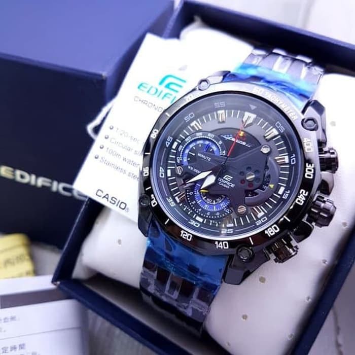 Jam Casio Edifice EFR 550RB - 1Av Stainless FullBlack RedBull Series