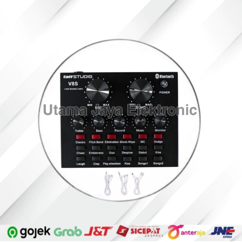 Soundcard V8S Bluetooth USB External Live